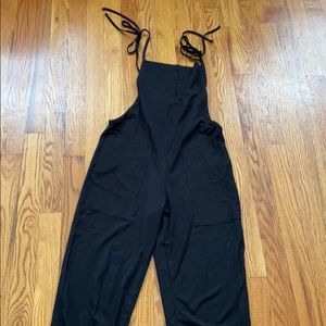 Soft overalls black